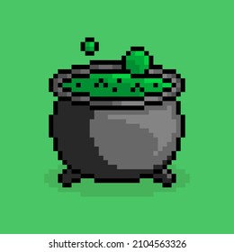 Boiler potion in pixel art design