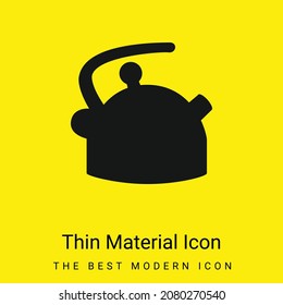 Boiler Silhouette minimal bright yellow material icon