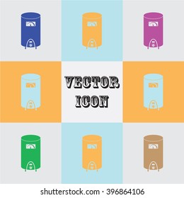 boiler vector icon