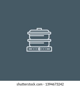 Boiler vector icon. Boiler concept stroke symbol design. Thin graphic elements vector illustration, outline pattern for your web site design, logo, UI. EPS 10.