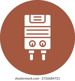 Ilustración de diseño de icono de Vector de caldera