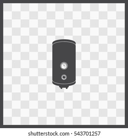 Boiler vector icon. Isolated illustration. Business picture.