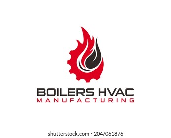 Boilers hvac business logo for appeal to high end residential customers and commercial customers that shows the customer elite