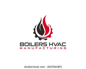 Boilers hvac business logo for appeal to high end residential customers and commercial customers that shows the customer elite