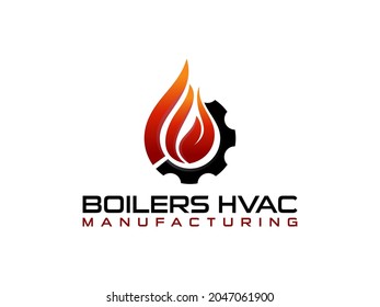 Boilers hvac business logo for appeal to high end residential customers and commercial customers that shows the customer elite