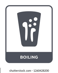 boiling icon vector on white background., boiling simple element illustration
