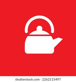 Boiling kettle icon, common graphic resources, vector illustration.