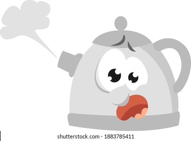 Kessel, Illustration, Vektorgrafik auf weißem Hintergrund