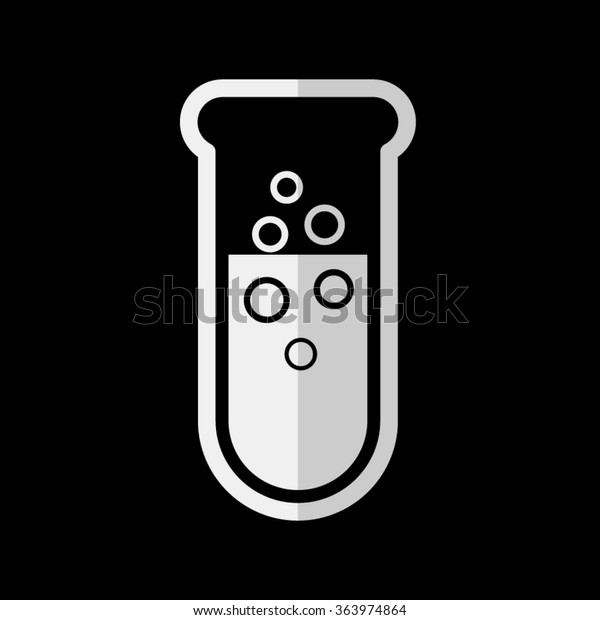 Boiling Test Tube Vector Icon Stock Vector (Royalty Free) 363974864 ...