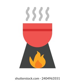 Boiling Vector Flat Icon For Personal And Commercial Use.
