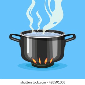 Boiling water Vectors & Illustrations for Free Download