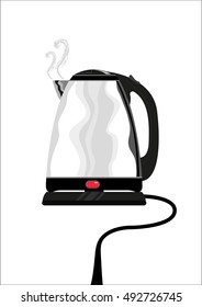 Boiling water using a household stainless water heater.