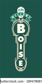 Boise is a town in the state of Idaho