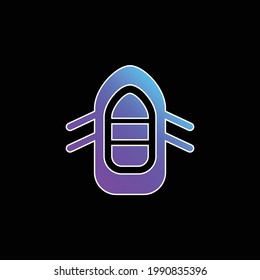 Boiting blue gradient vector icon