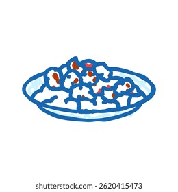 bok choy cozinha chinesa ícone doodle esboço vetor. bok choy cozinha chinesa sinal. símbolo isolado ilustração
