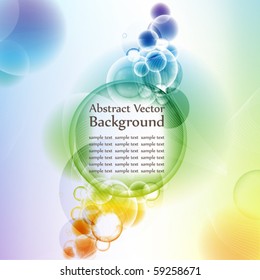 Bokeh Abstract background
