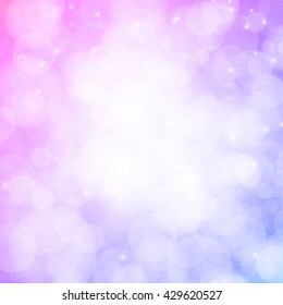 Bokeh abstract background with blur effects