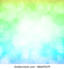 Bokeh abstract background with blur effects