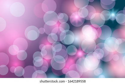 bokeh abstract background with romantic colors. perfect for valentine's day, new year, anniversary, birthday, greeting card. eps10 vector.