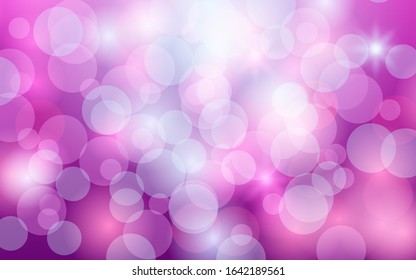 bokeh abstract background with romantic colors. perfect for valentine's day, new year, anniversary, birthday, greeting card. eps10 vector.