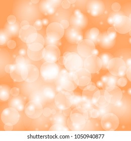 Bokeh abstract background warm color, illustration vector eps10