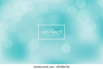 bokeh abstract blue sea background with blur bokeh light effect.
