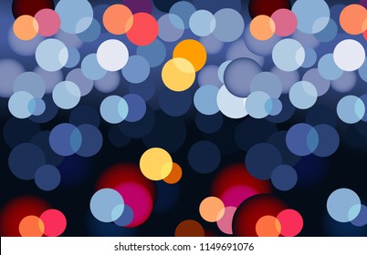 Bokeh abstract blurred light element that can be used for cover decoration or background