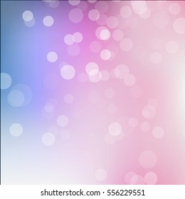 Bokeh abstract colorful background vector.
Soft glow blending and blur.