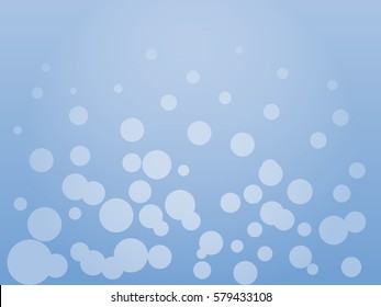 bokeh abstract light background. Vector illustration. air bubbles
