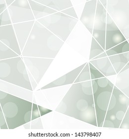 Bokeh Abstract Triangle Geometrical Multicolored Background, Vector Illustration EPS10
