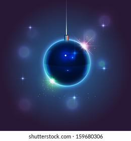 Bokeh background with ball