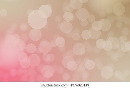 Bokeh background Black Forest Apple light color illustration. Vector 10 EPS.
