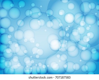 bokeh background blue