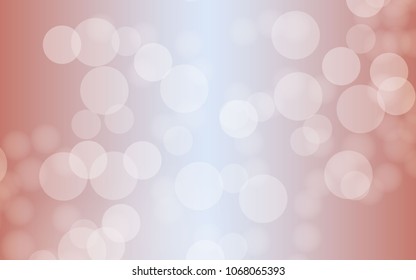 Bokeh background blue pink illustrator. Vector 10 EPS.