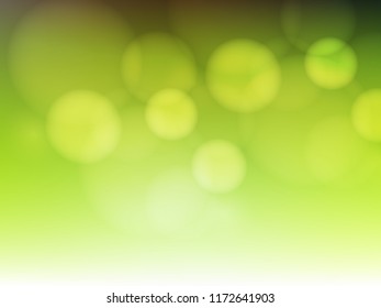 Bokeh background color illustration.