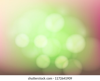 Bokeh background color illustration.