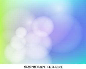 Bokeh background color illustration.
