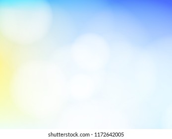 Bokeh background color illustration.
