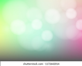Bokeh background color illustration.