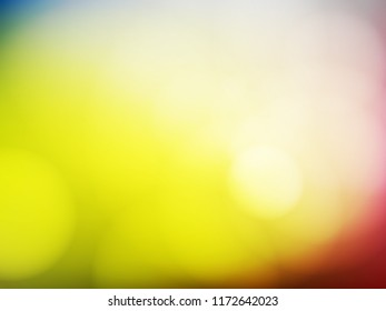 Bokeh background color illustration.