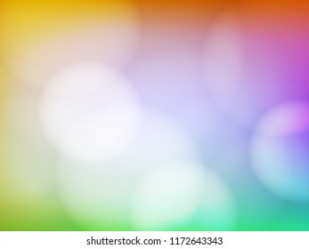 Bokeh background color illustration.
