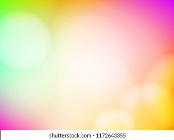 Bokeh background color illustration.