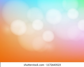 Bokeh background color illustration.