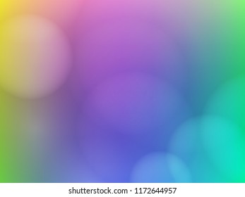 Bokeh background color illustration.