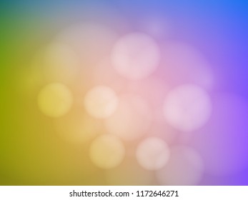 Bokeh background color illustration.