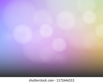 Bokeh background color illustration.
