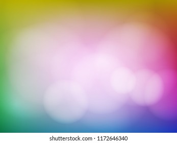 Bokeh background color illustration.