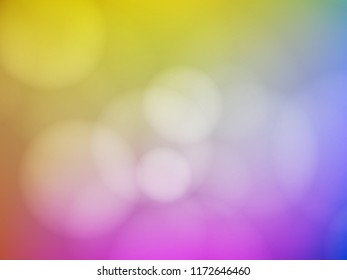 Bokeh background color illustration.