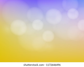 Bokeh background color illustration.