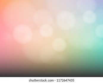 Bokeh background color illustration.